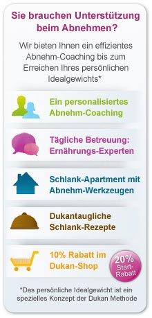 Entdecken Sie die Vorteile des Dukan Abnehm-Coachings